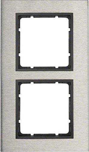 Berker 10123606 Rahmen 2fach B.7 Edelstahl/anthrazit Mesch Shop Berker 10123606 Rahmen 2fach B.7 Edelstahl/anthrazit Mesch Shop